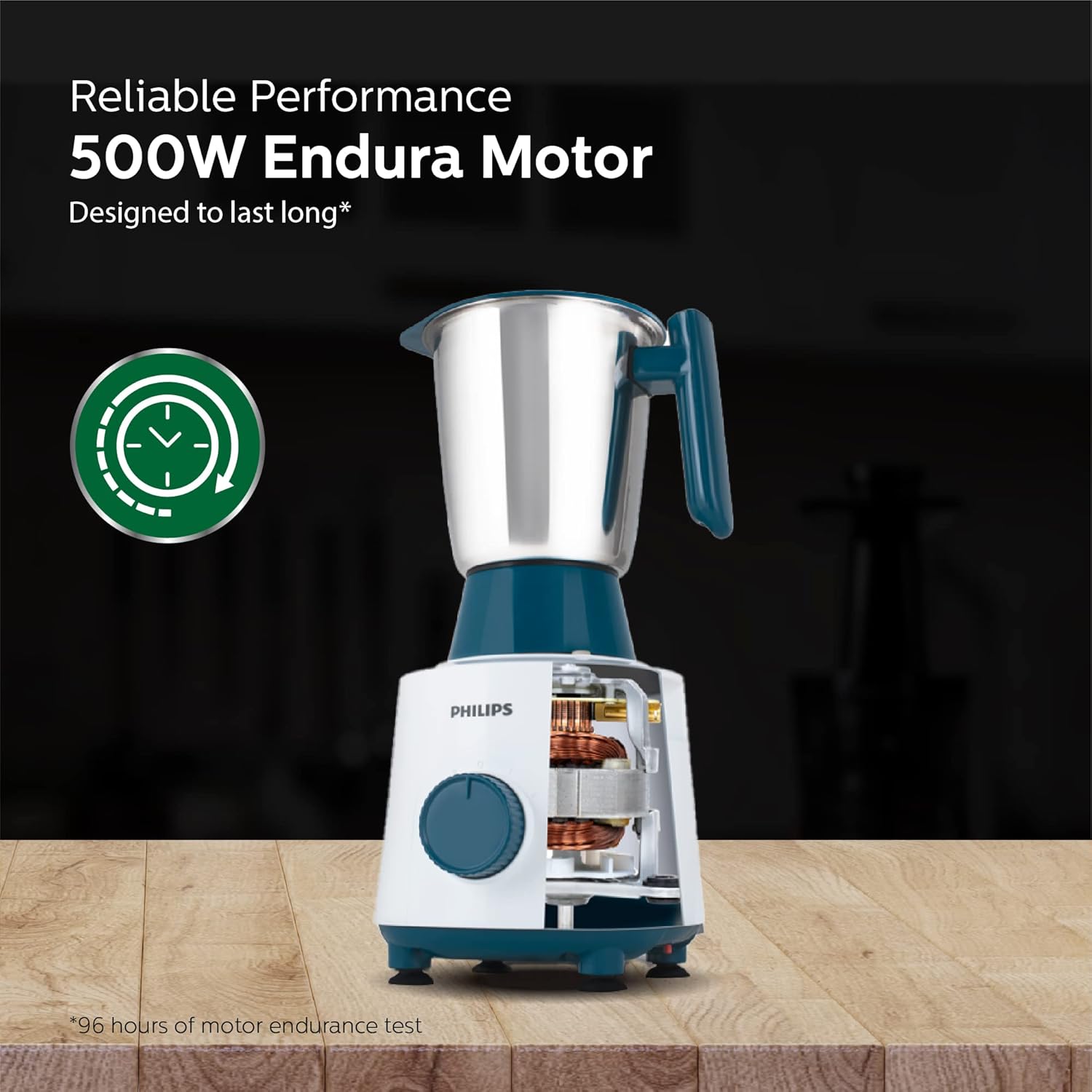 Philips HL7536/01-500 W Mixer Grinder with 4 Jar